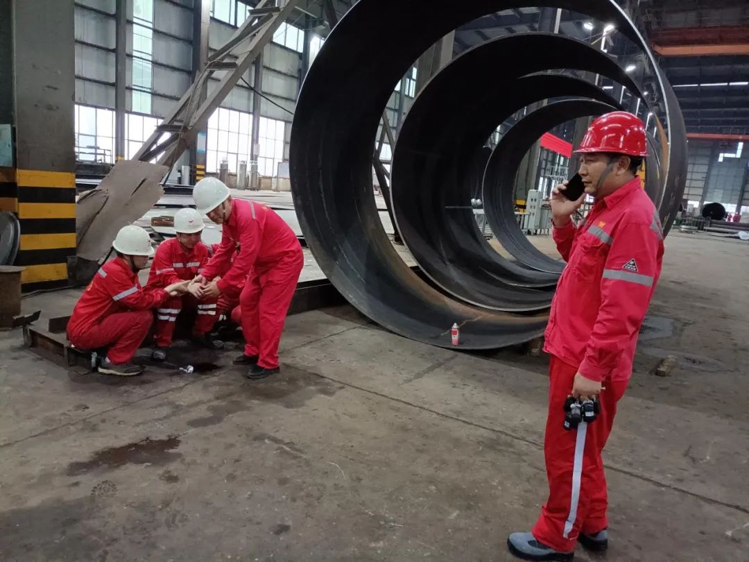 【安全生產(chǎn)月】設(shè)備制造分組織開展物體打擊應急預案演練