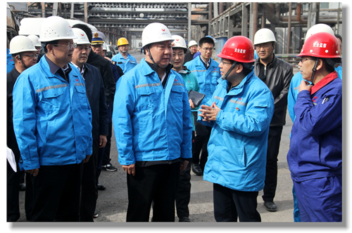烏海市委書記史萬鈞一行到內蒙宜化調研指導安全生產工作(圖1) 烏海市委書記史萬鈞一行到內蒙宜化調研指導安全生產工作(圖1)