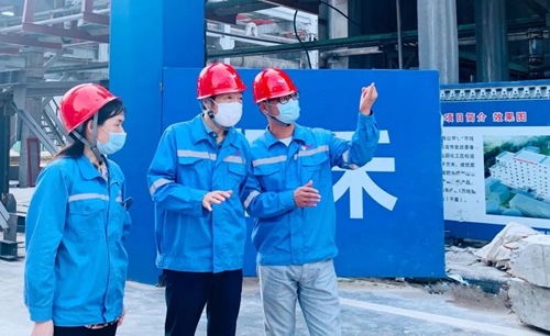 吳正新到TMP、TPO項目及松滋肥業新項目現場檢查指導工作(圖2)