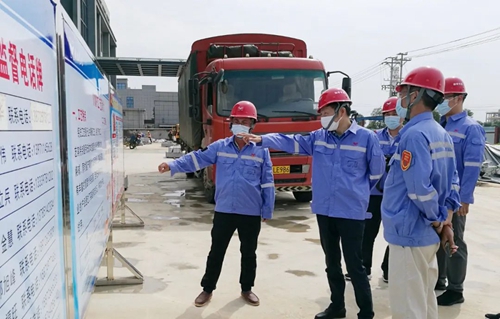 吳正新到TMP、TPO項目及松滋肥業新項目現場檢查指導工作(圖1)