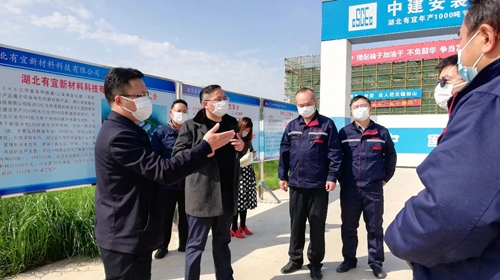 王大真到TMP、TPO項目及股份公司技改現場檢查工作