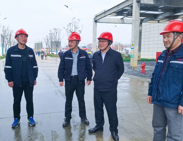 王大真到雙環(huán)公司、降解新材料公司和氨醇項目現(xiàn)場調(diào)研